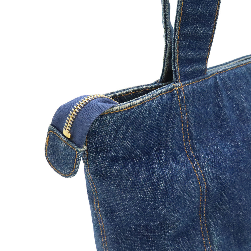 CHANEL Blue Logo Shoulder Bag - Picture 8 of 9